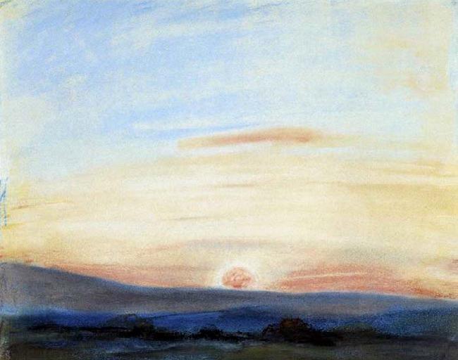 Eugene Delacroix Study of Sky